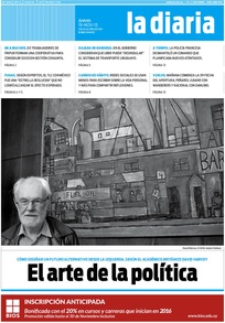 Tapa de la diaria del jueves 19 de noviembre de 2015