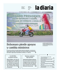 Tapa de la diaria del martes 30 de marzo de 2021