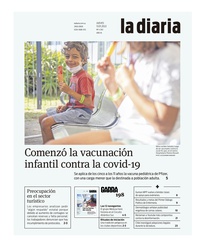 Tapa de la diaria del jueves 13 de enero de 2022