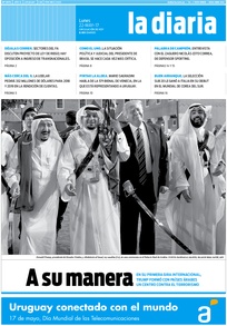 Tapa de la diaria del lunes 22 de mayo de 2017