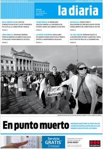 Tapa de la diaria del jueves 27 de agosto de 2015