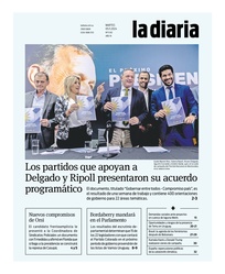 Tapa de la diaria del martes 5 de noviembre de 2024