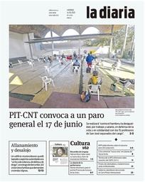 Tapa de la diaria del viernes 14 de mayo de 2021