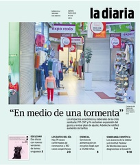 Tapa de la diaria del jueves 19 de marzo de 2020