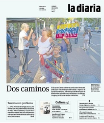 Tapa de la diaria del viernes 8 de febrero de 2019