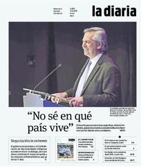 Tapa de la diaria del lunes 14 de octubre de 2019