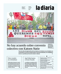 Tapa de la diaria del martes 12 de octubre de 2021