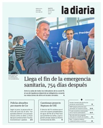 Tapa de la diaria del martes 5 de abril de 2022