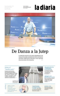 Tapa de la diaria del sábado 8 de noviembre de 2025