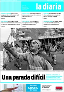Tapa de la diaria del jueves 30 de julio de 2015