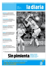 Tapa de la diaria del lunes 18 de mayo de 2015