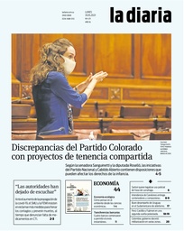 Tapa de la diaria del lunes 31 de mayo de 2021