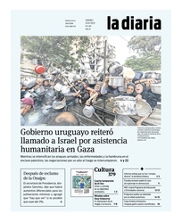 Tapa de la diaria del viernes 25 de julio de 2025