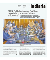 Tapa de la diaria del miércoles 30 de septiembre de 2020