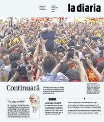 Tapa de la diaria del lunes 9 de abril de 2018