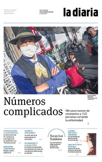 Tapa de la diaria del sábado 28 de noviembre de 2020