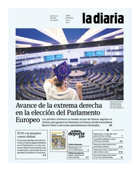 Tapa de la diaria del lunes 10 de junio de 2024