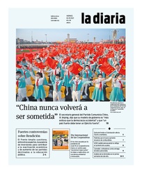 Tapa de la diaria del viernes 2 de julio de 2021