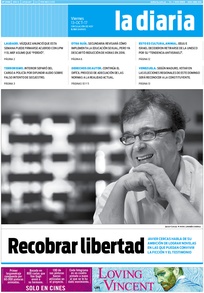 Tapa de la diaria del viernes 13 de octubre de 2017