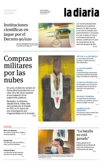 Tapa de la diaria del sábado 18 de julio de 2020