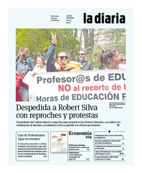 Tapa de la diaria del jueves 26 de octubre de 2023