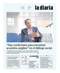Tapa de la diaria del jueves 24 de abril de 2025