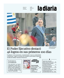 Tapa de la diaria del lunes 9 de junio de 2025