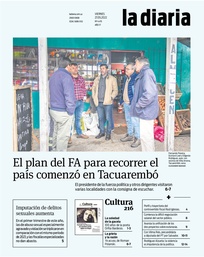 Tapa de la diaria del viernes 27 de mayo de 2022