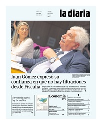 Tapa de la diaria del jueves 9 de noviembre de 2023