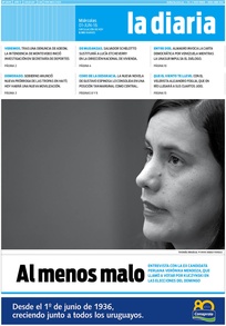 Tapa de la diaria del miércoles 1 de junio de 2016