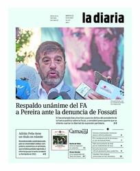 Tapa de la diaria del miércoles 1 de marzo de 2023