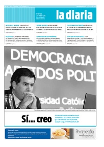 Tapa de la diaria del viernes 25 de abril de 2008