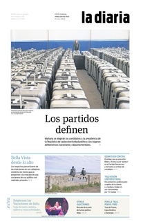 Tapa de la diaria del sábado 29 de junio de 2024