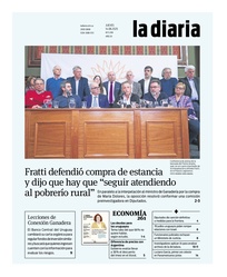 Tapa de la diaria del jueves 14 de agosto de 2025