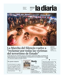 Tapa de la diaria del miércoles 20 de mayo de 2026
