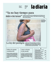 Tapa de la diaria del miércoles 3 de marzo de 2021