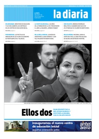 Tapa de la diaria del lunes 6 de octubre de 2014