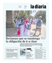 Tapa de la diaria del jueves 18 de marzo de 2021