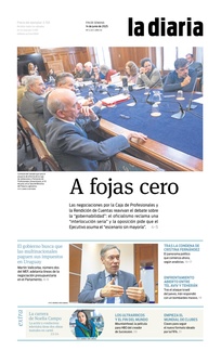 Tapa de la diaria del sábado 14 de junio de 2025