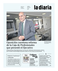 Tapa de la diaria del viernes 25 de abril de 2025
