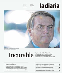 Tapa de la diaria del martes 31 de marzo de 2020