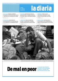 Tapa de la diaria del jueves 15 de agosto de 2013