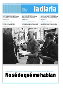 Tapa de la diaria del jueves 8 de noviembre de 2012