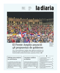 Tapa de la diaria del martes 17 de septiembre de 2024