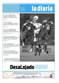 Tapa de la diaria del miércoles 19 de septiembre de 2012