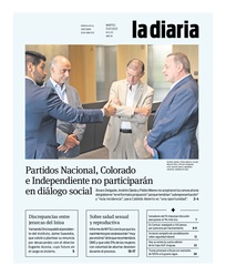 Tapa de la diaria del martes 15 de julio de 2025