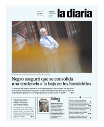 Tapa de la diaria del viernes 10 de abril de 2026