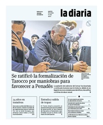 Tapa de la diaria del martes 5 de diciembre de 2023