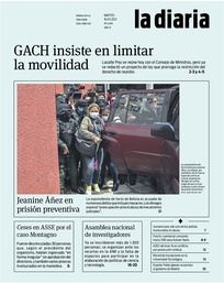 Tapa de la diaria del martes 16 de marzo de 2021