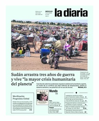 Tapa de la diaria del miércoles 15 de abril de 2026